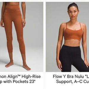 lululemon athletica High-Rise Leggings in Brown